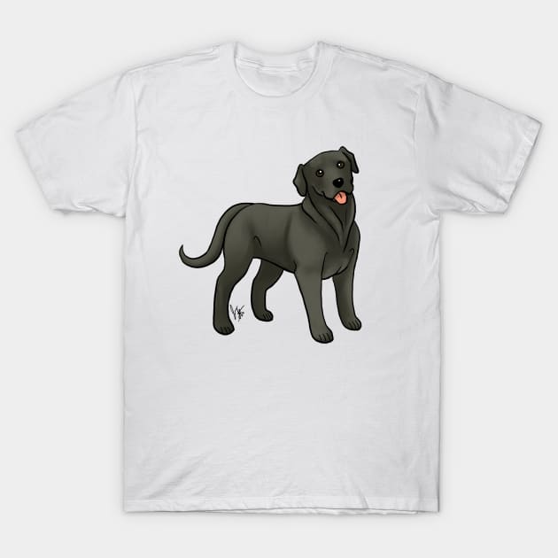 Dog - Broholmer - Black T-Shirt by Jen's Dogs Custom Gifts and Designs